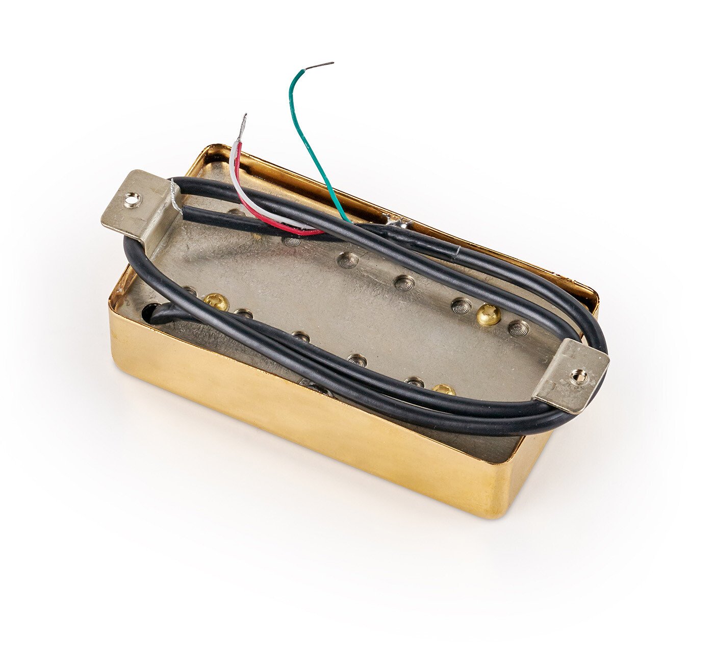 Vintage Alnico V Humbucker Guitar Pickup Bridge - Gold Cover